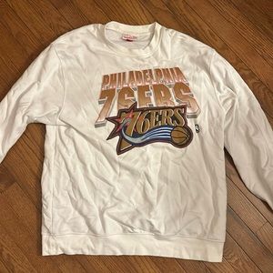 Mitchell and Ness 76ers sweater